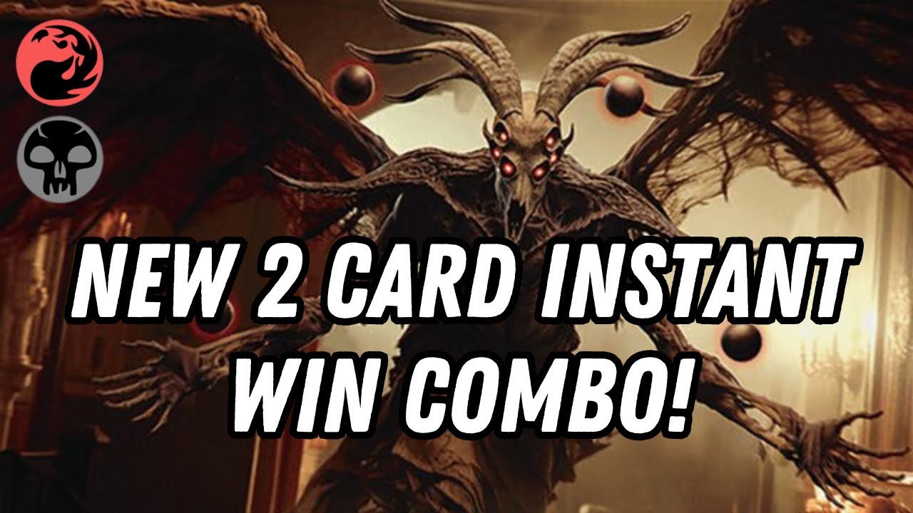 2 Demon Instant Win Combo!  Duskmourn Standard MTG Arena.