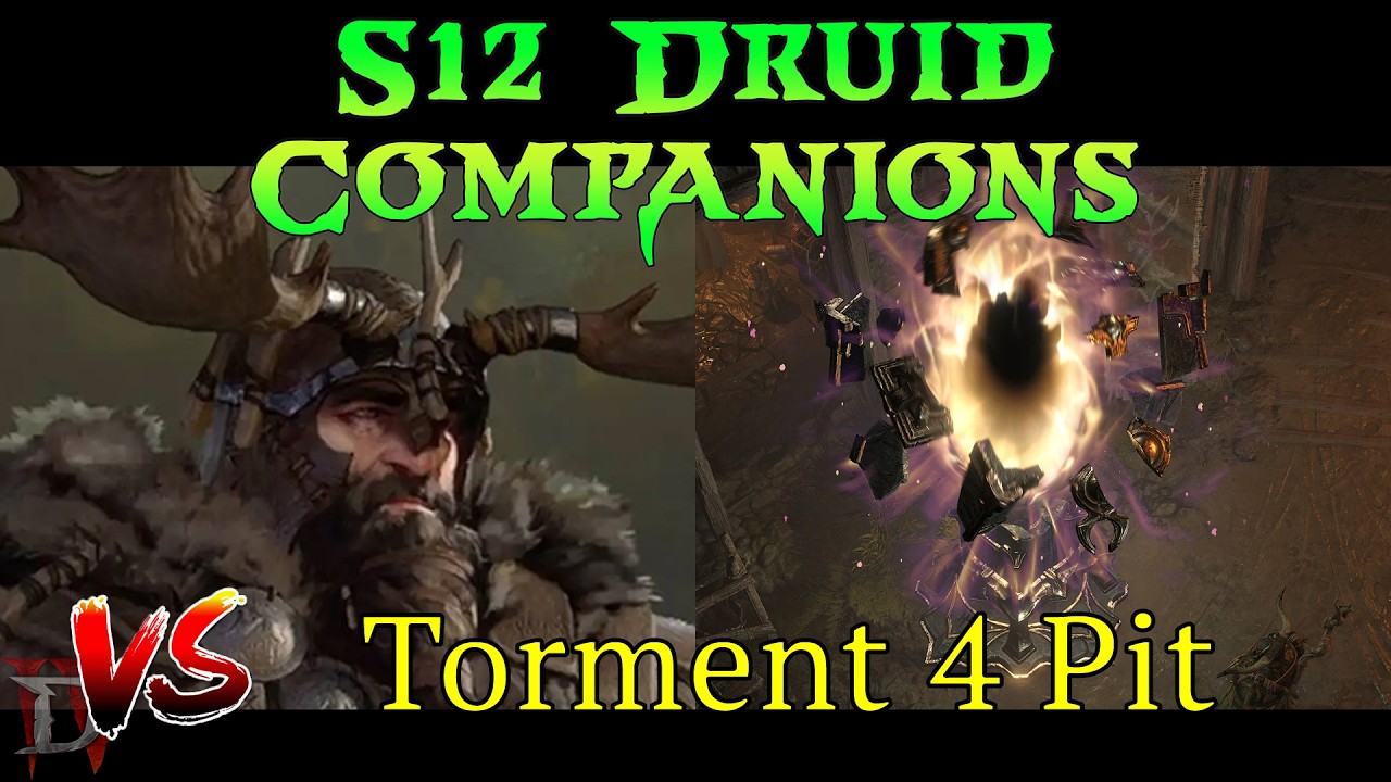 (D4) Companion Druid vs Torment 4 Pit T55 - Season 12
