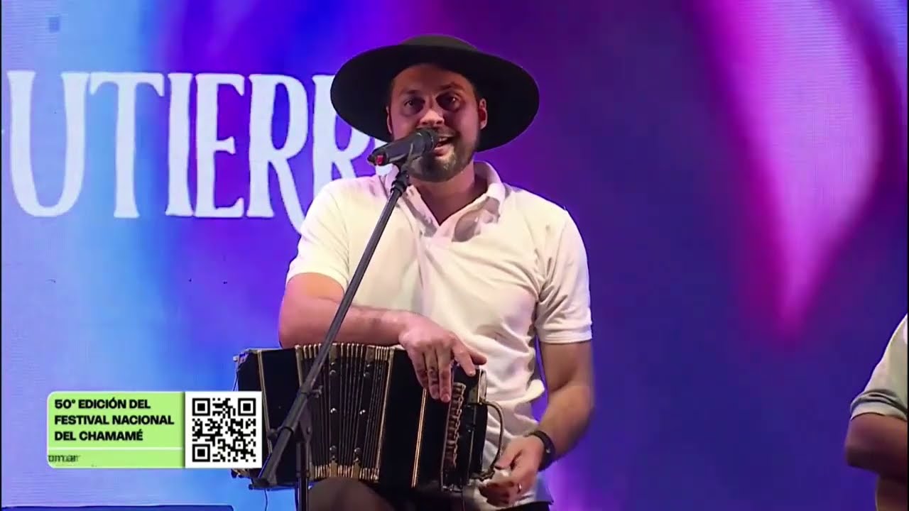 Diego Gutierrez en 50º Festival Nacional del Chamame  Federal 2025