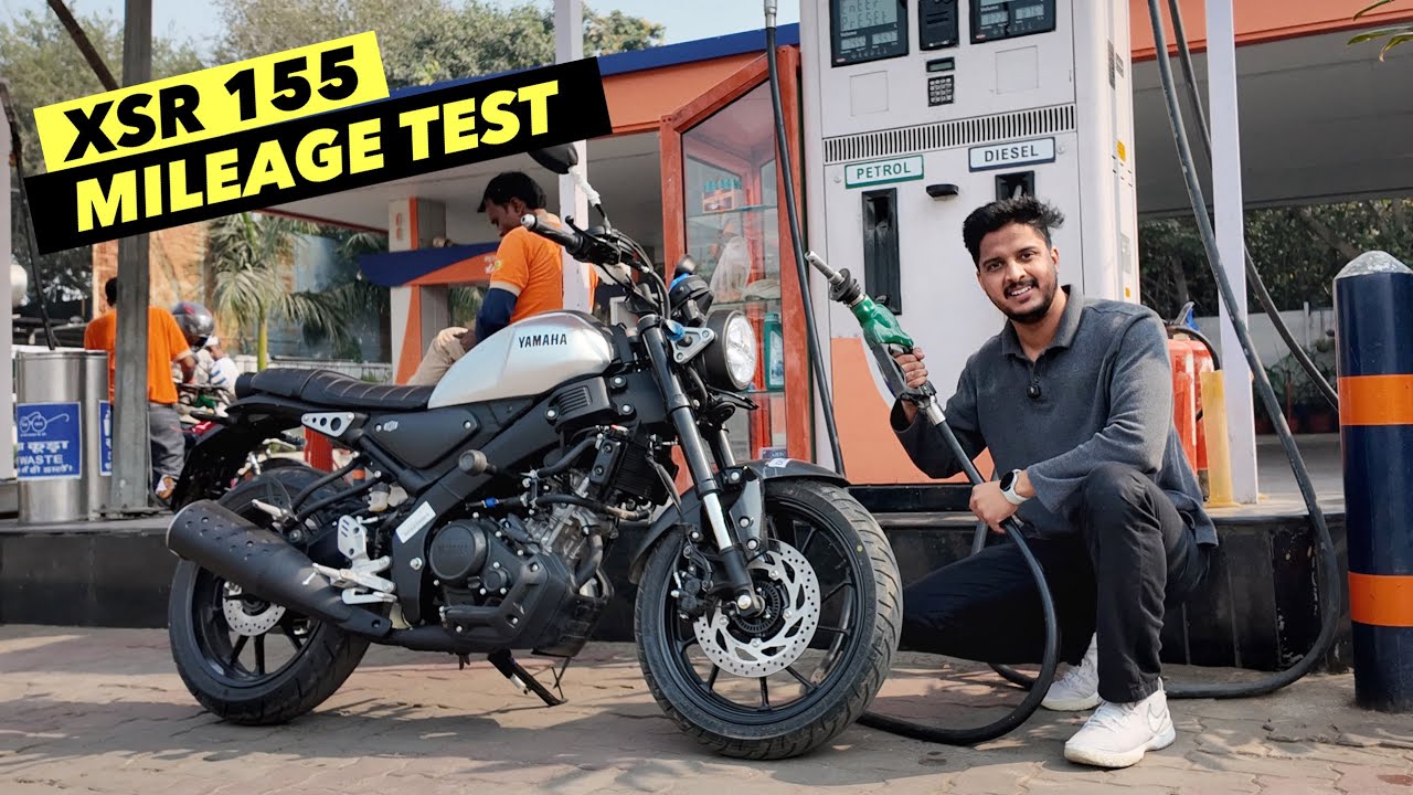 Yamaha XSR 155 Real Mileage Test 2025 - Tank To Tank - Hunter 350 से बढ़िया ? Detailed Video !! 