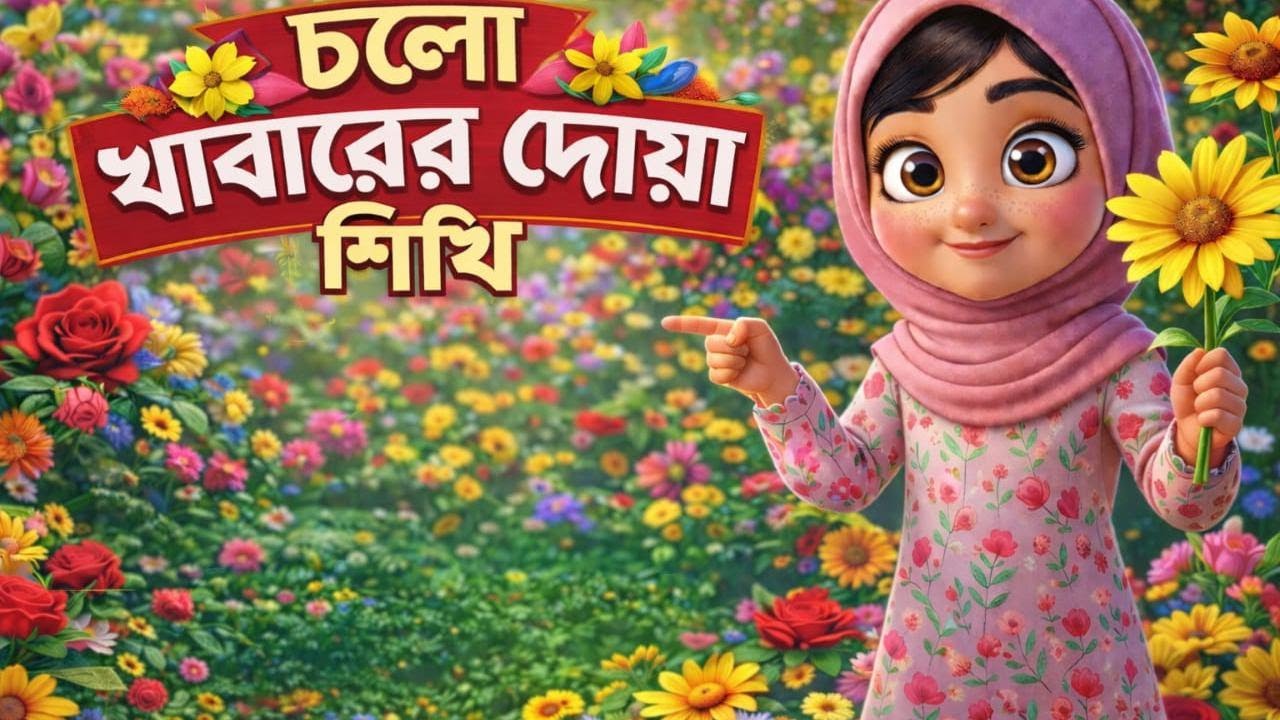 খাবার খাওয়া শুরুর দু'আ#viralvideo #viral #kids #education