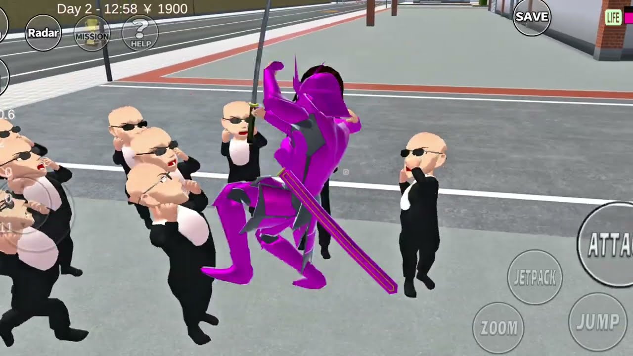 Anak taiga diculik | Sakura school simulator 