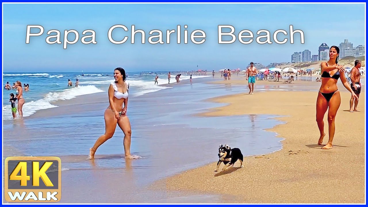 【4K】WALK PUNTA del ESTE BRAVA Beach Uruguay 4k video