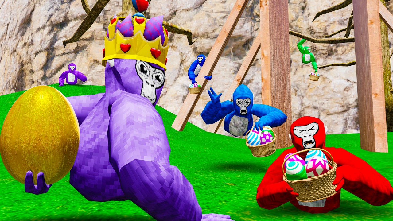Я устроила САМУЮ ЛУЧШУЮ охоту за пасхальными яйцами в игре Gorilla Tag!