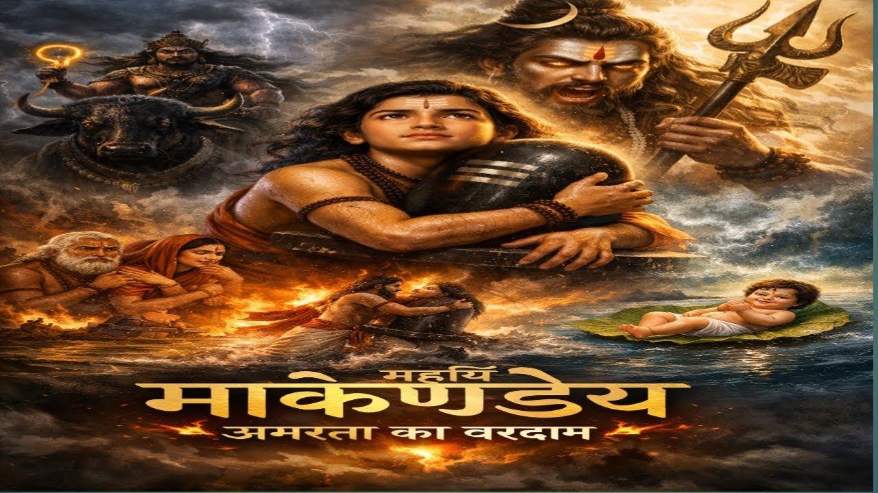  महर्षि मार्कंडेय का अमरता का वरदान 🔱🔥#HarHarMahadev 🔱#Mahadev 🙏#Mahakal 🔥#ShivBhakti 🕉️#Bholenath❤️
