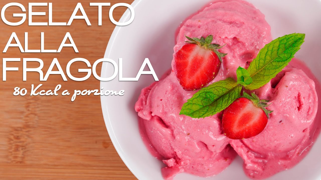 Il Gelato Low Fat alla Fragola - 80 Calorie