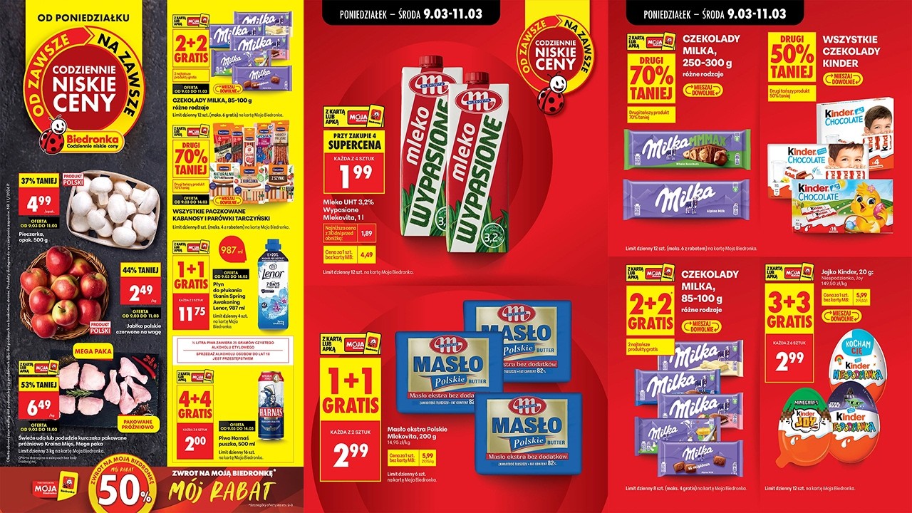 Gazetka Biedronka od jutra 9.03.2026 🛒 Mega Promocje i Hity Cenowe