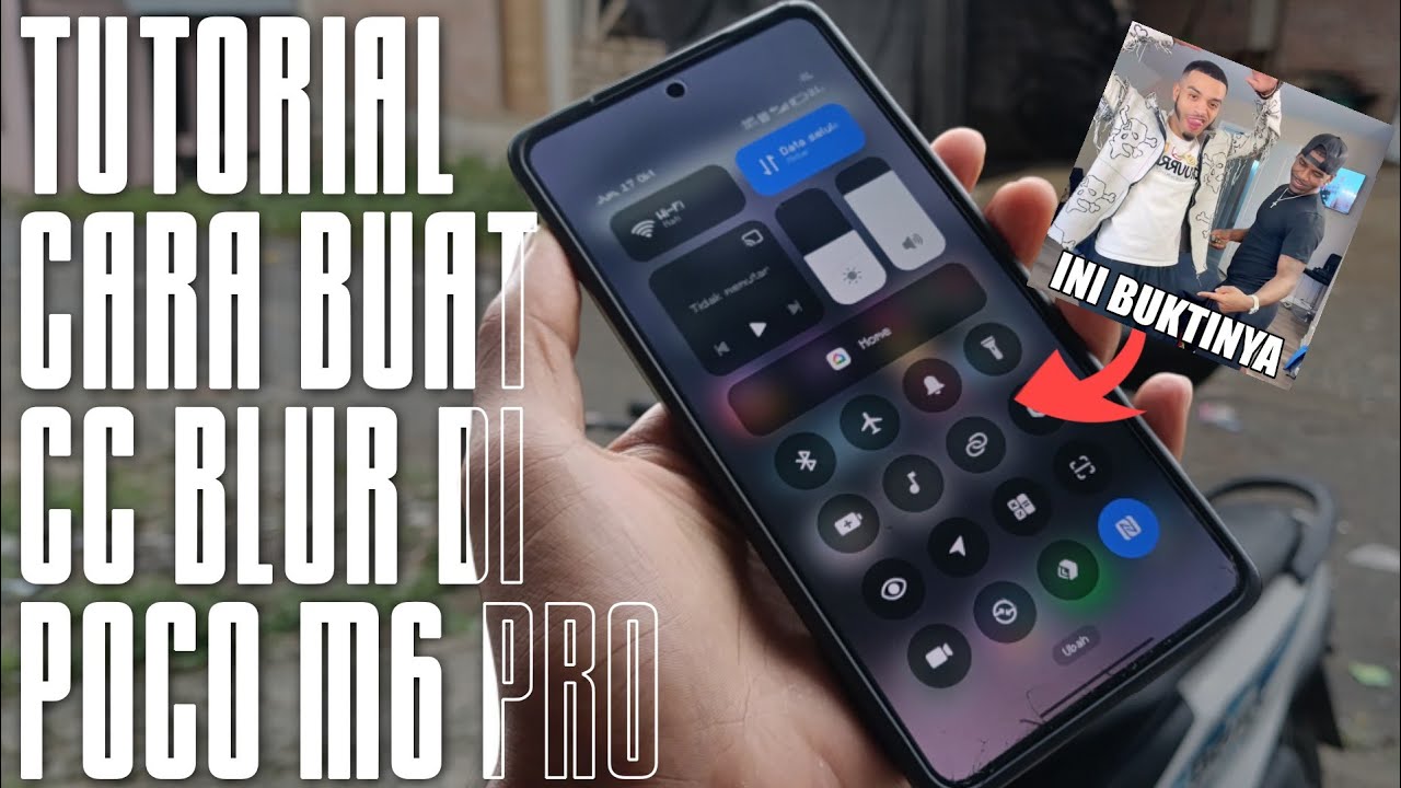 TUTORIAL! cara buat Control center blur di POCO M6 PRO