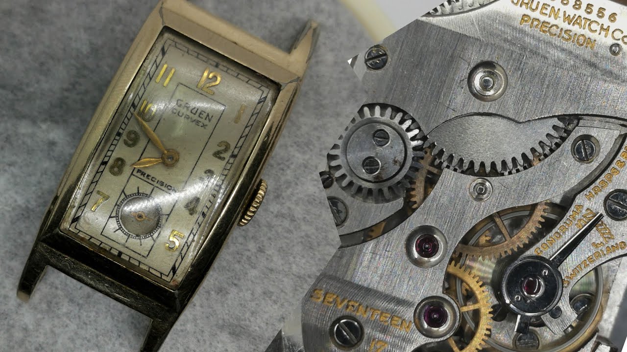 Restoring And Finding The Owner Of A Lost 1936 Gruen Curvex Watch