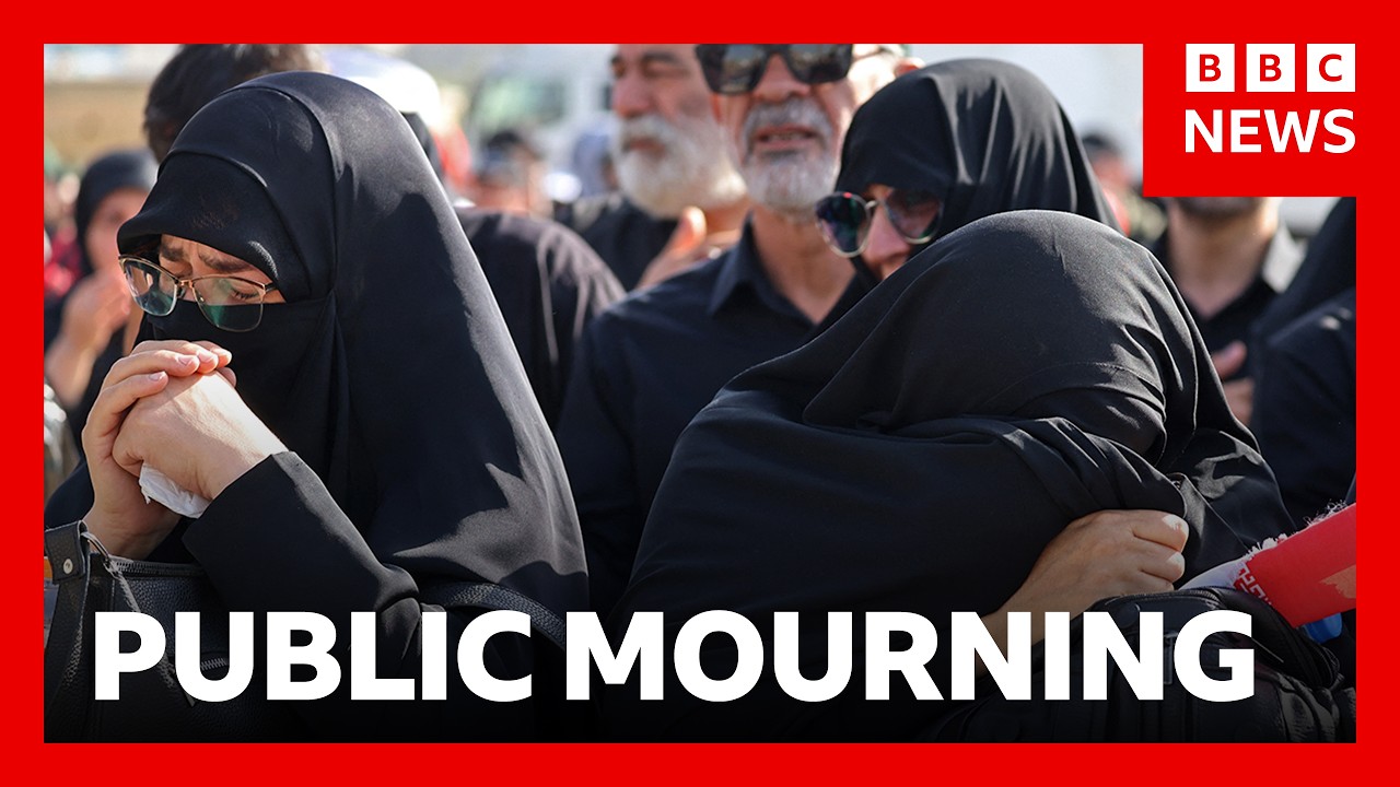 Iran begins public mourning for Ayatollah Ali Khamenei | BBC News