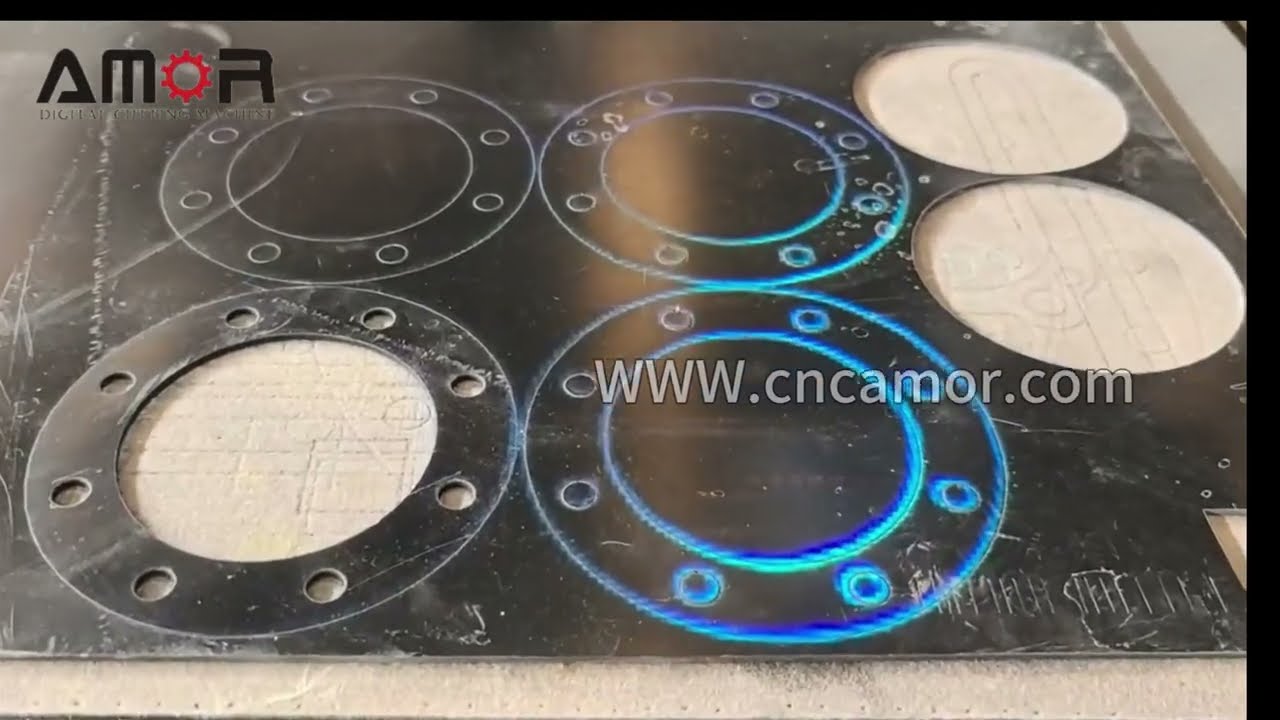 CNC Digital Cutting Machine with Projection Positioning for Rubber | High Precision Gasket Making