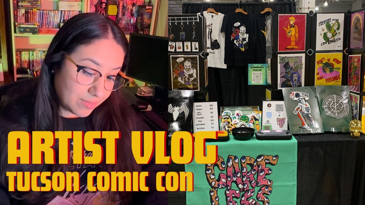 Artist Vlog: First time prepping and vending a comic con