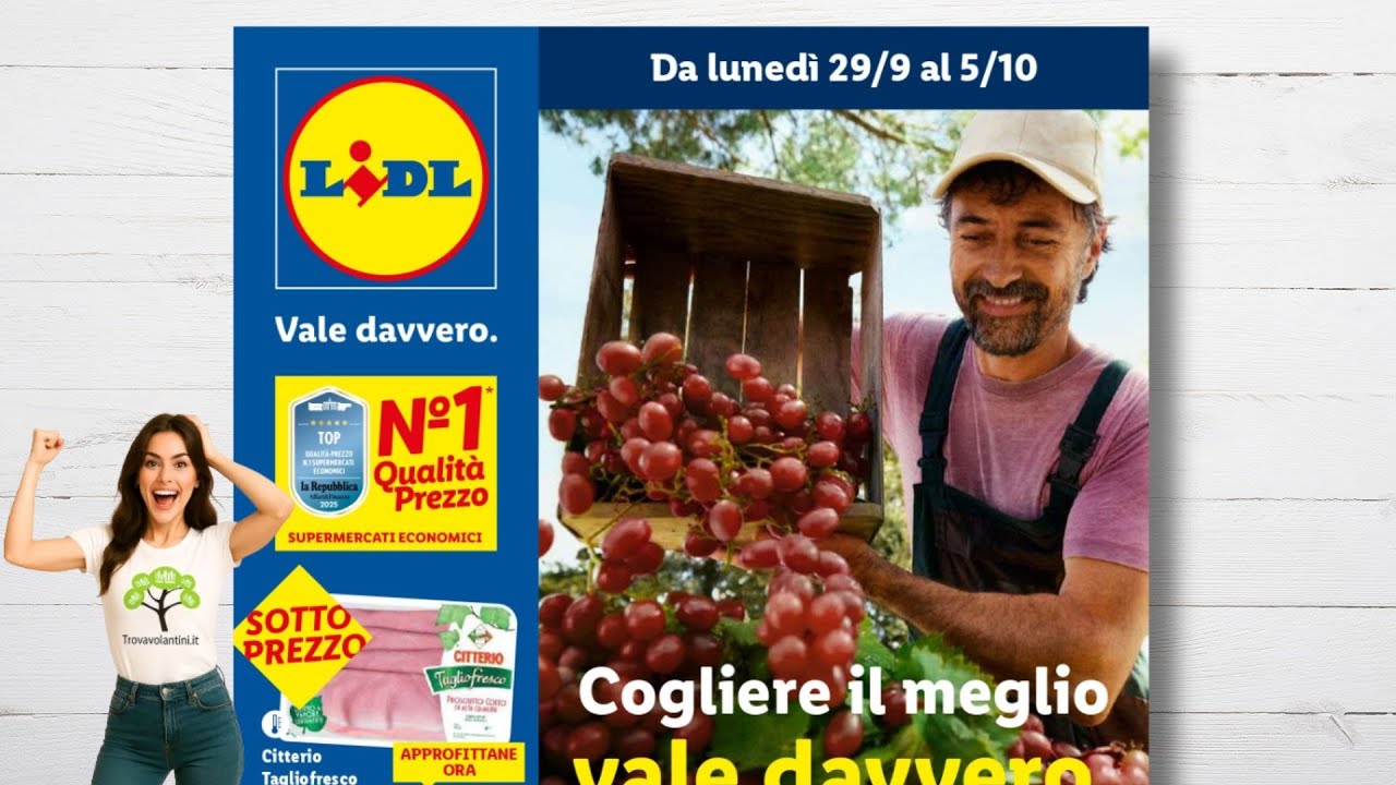 Volantino Lidl valido dal 29 settembre al 5 ottobre 2025 #anteprima