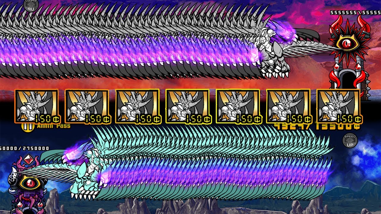 The Battle Cats - Spam Unit Awakened Bahamut Cat (Enemy)
