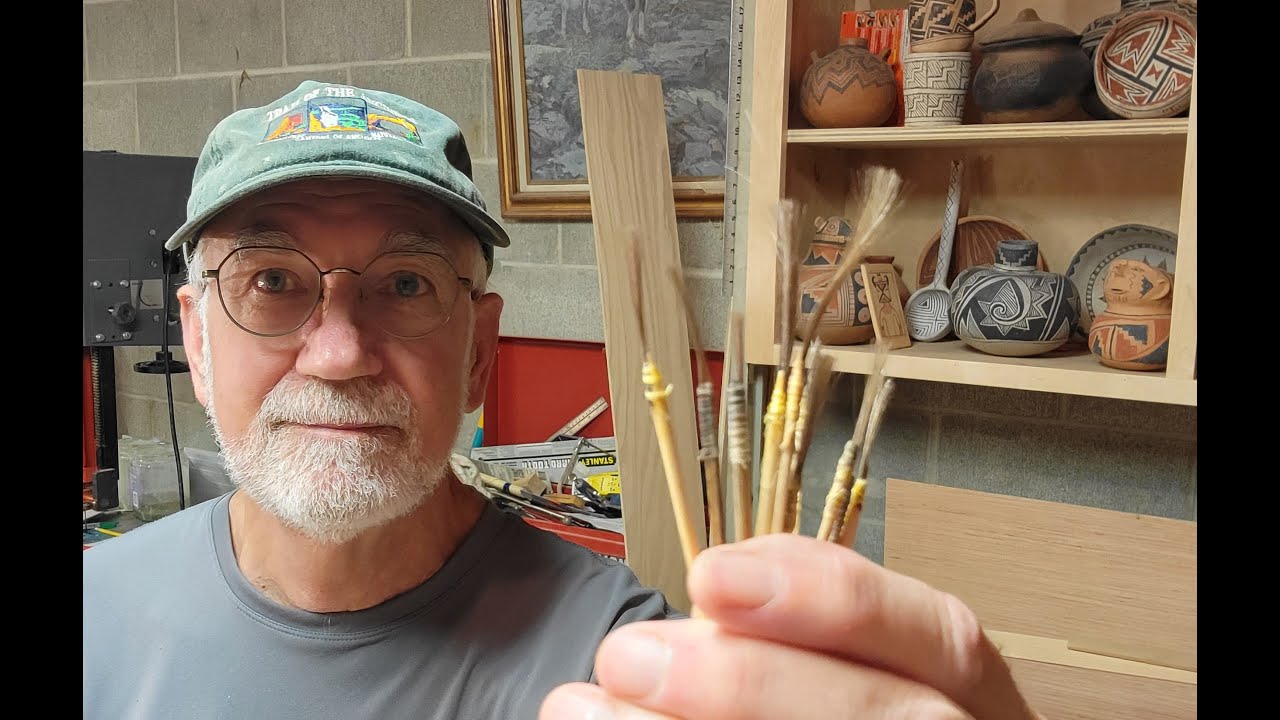 Making Human Hair Paint Brushes