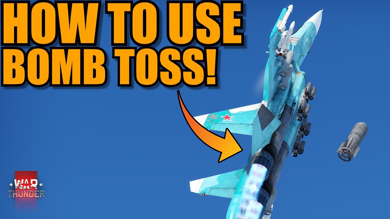HOW to USE the BOMB TOSS method! ATTACKING ENEMIES from FAR! - War Thunder