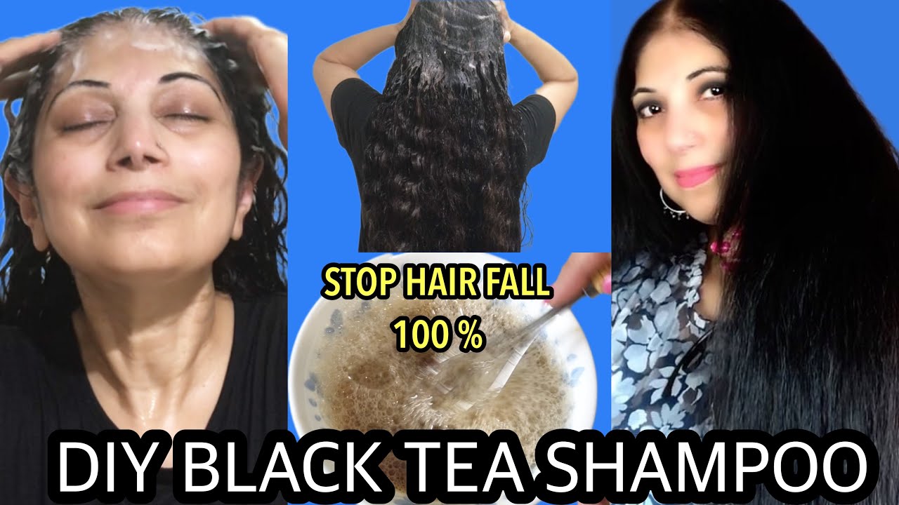 DIY Black Tea Shampoo To Stop Hair Fall & Get Longer, Thicker & Faster Hair Growth