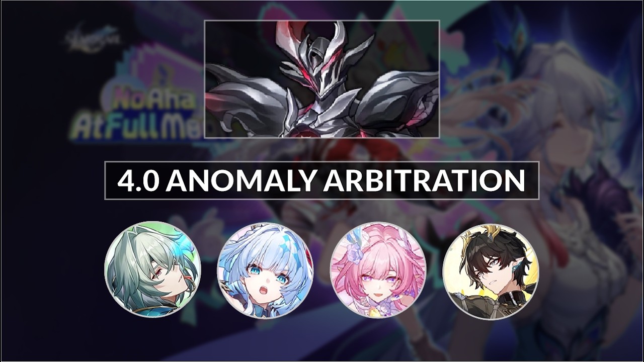 [4.0] Anomaly Arbitration (Knight 1 - 2 Cycle Clear) - Anaxa/Cerydra/Cyrene/Dan Heng PT | HSR