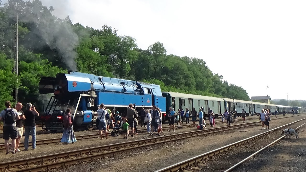 Poslední jízda parní lokomotivy 477.043 Papoušek 21.8.2021