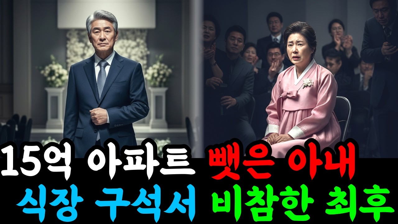 15억 아파트 뺏고 버린 전 남편을 아들 결혼식장에서 보고 오열한는데...