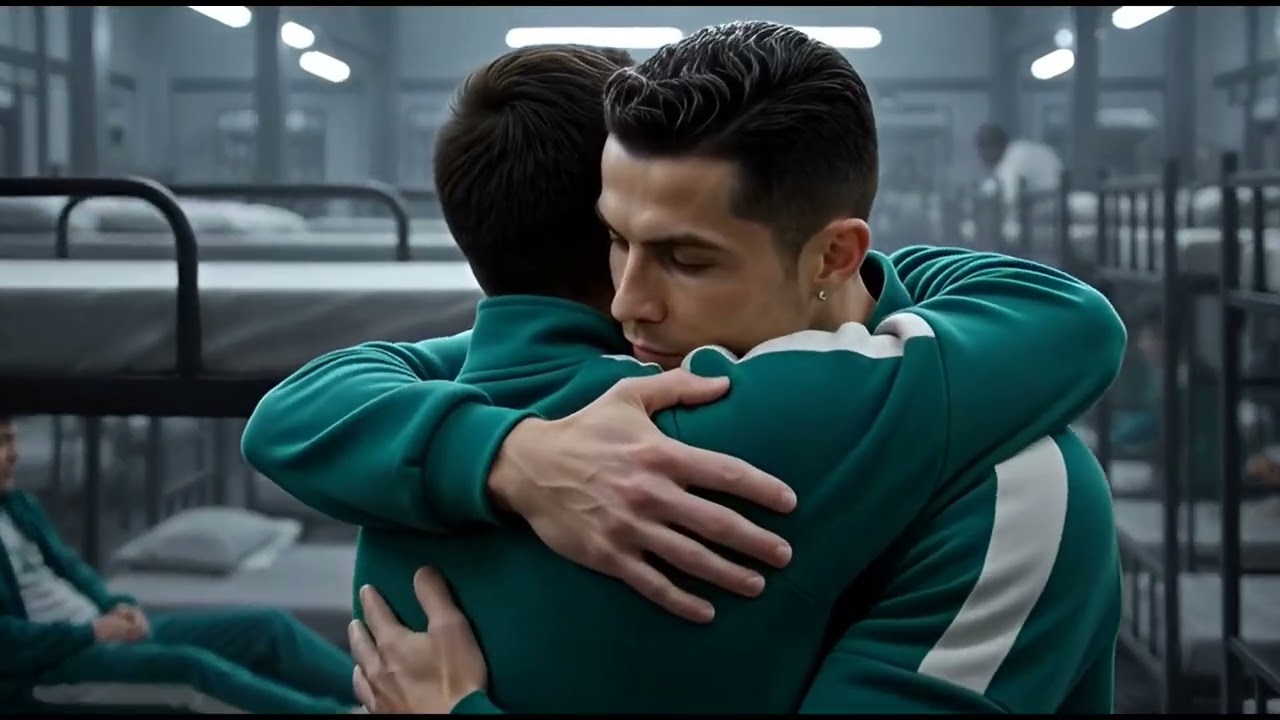 Cristiano Ronaldo and Lionel Messi in Squid Game – Part 1 (AI Film) 