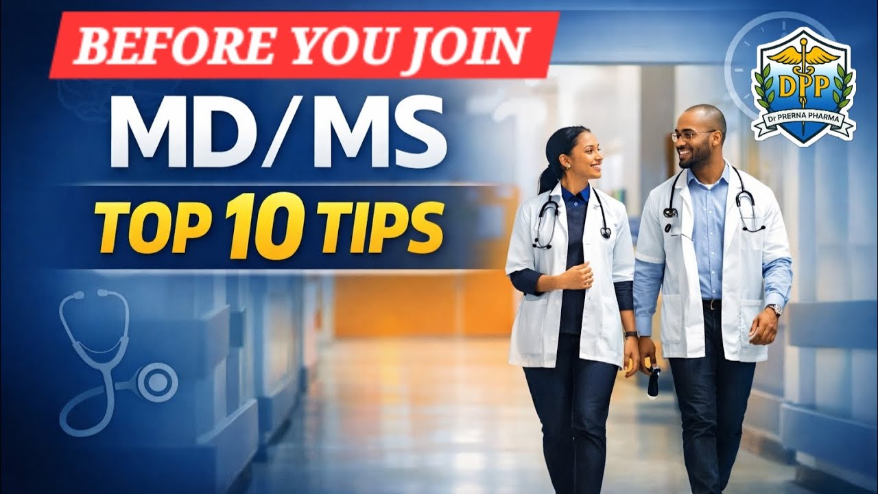 Top 10 Tips Before you join MD/MS Residency | NEET PG | MBBS Students