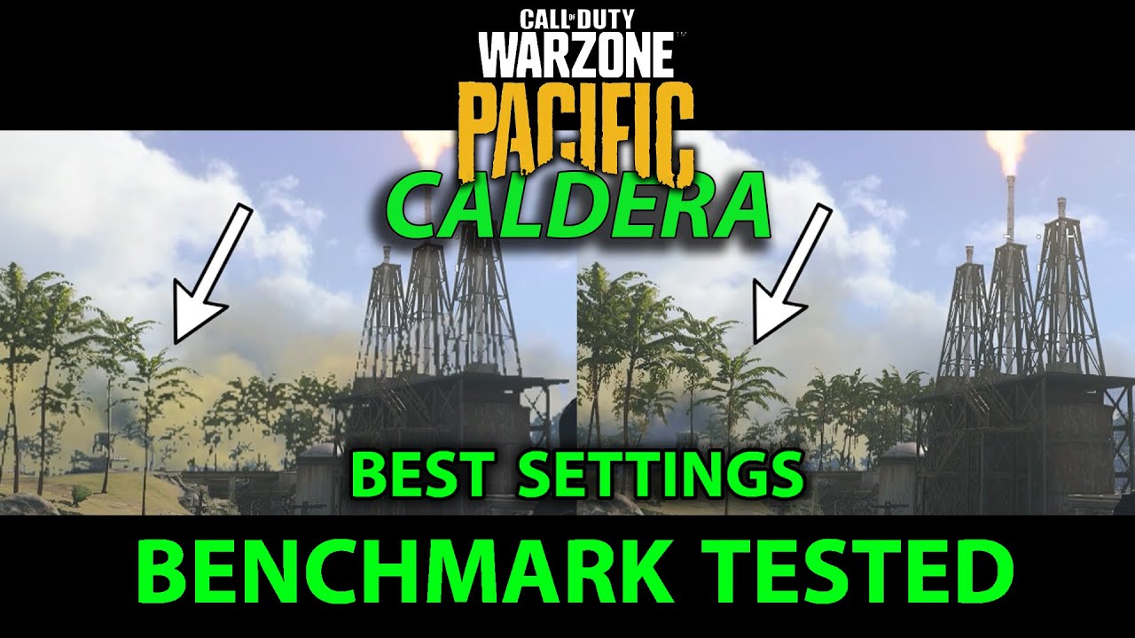 Warzone Pacific Caldera - Best Settings Benchmark Tested