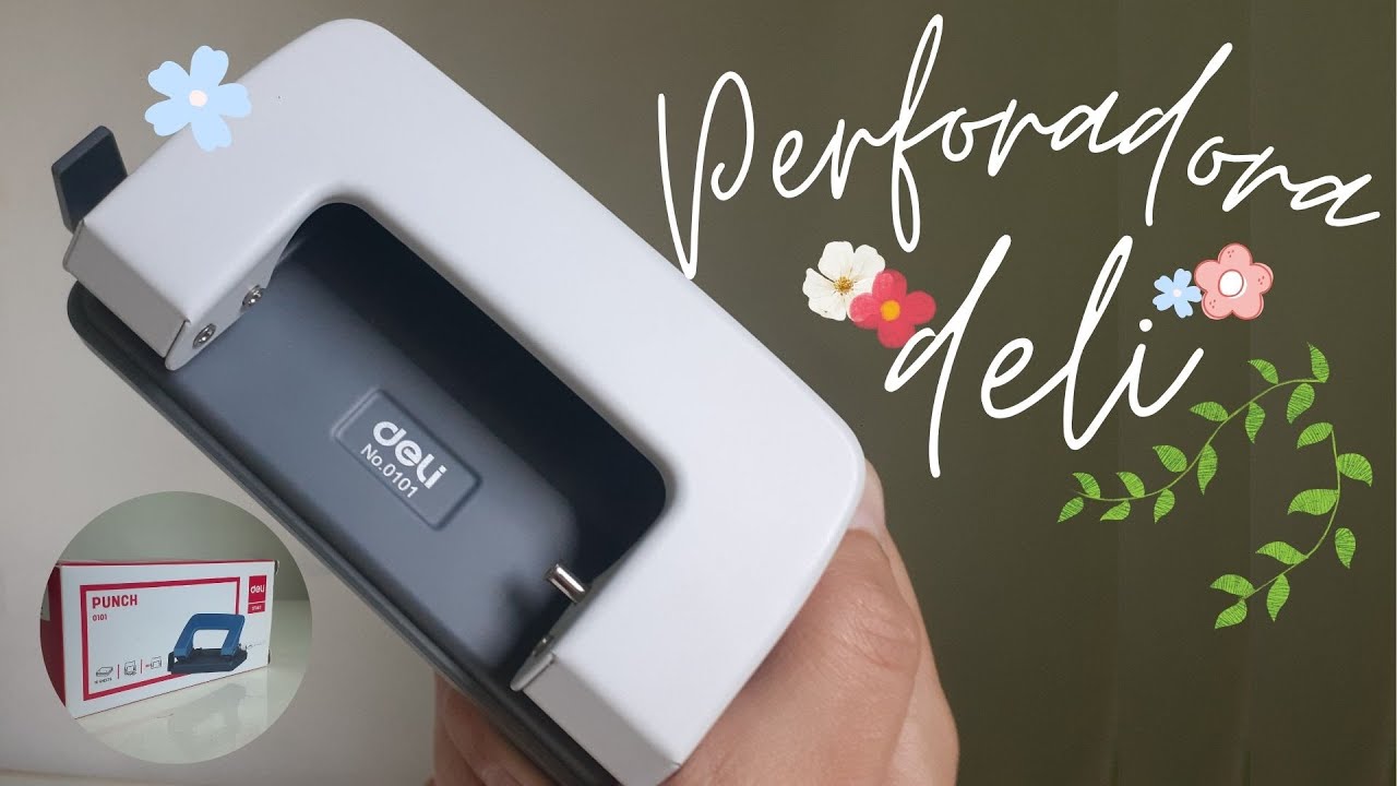Cómo usar PERFORADORA deli📜🌼 - deli PUNCH