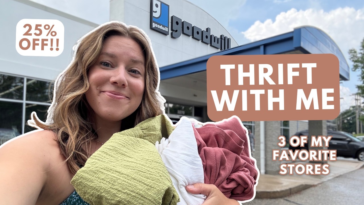 My FAVORITE Haul to Date! | Thrift With Me | Thrift Haul Try On | Goodwill Thrift Haul