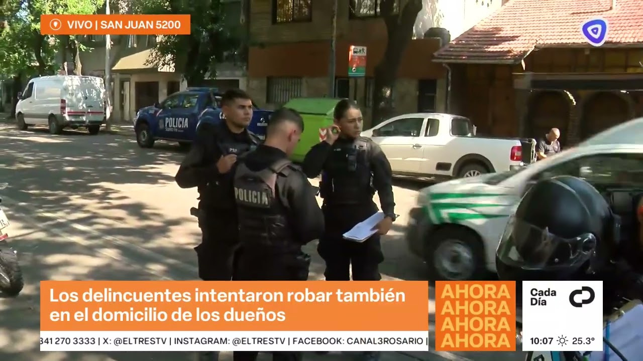 Violento robo a una pollería