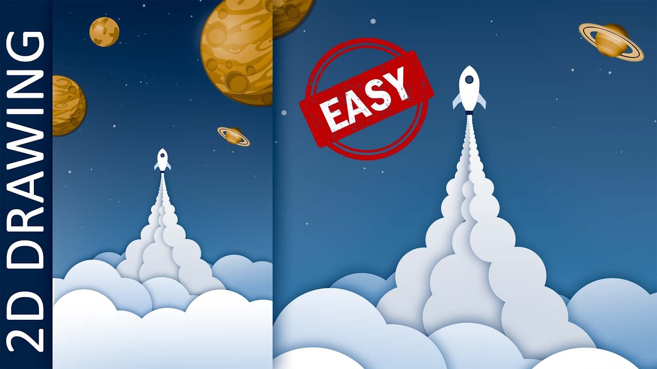 make AMAZING 2D art in Photoshop easily! ep. 04