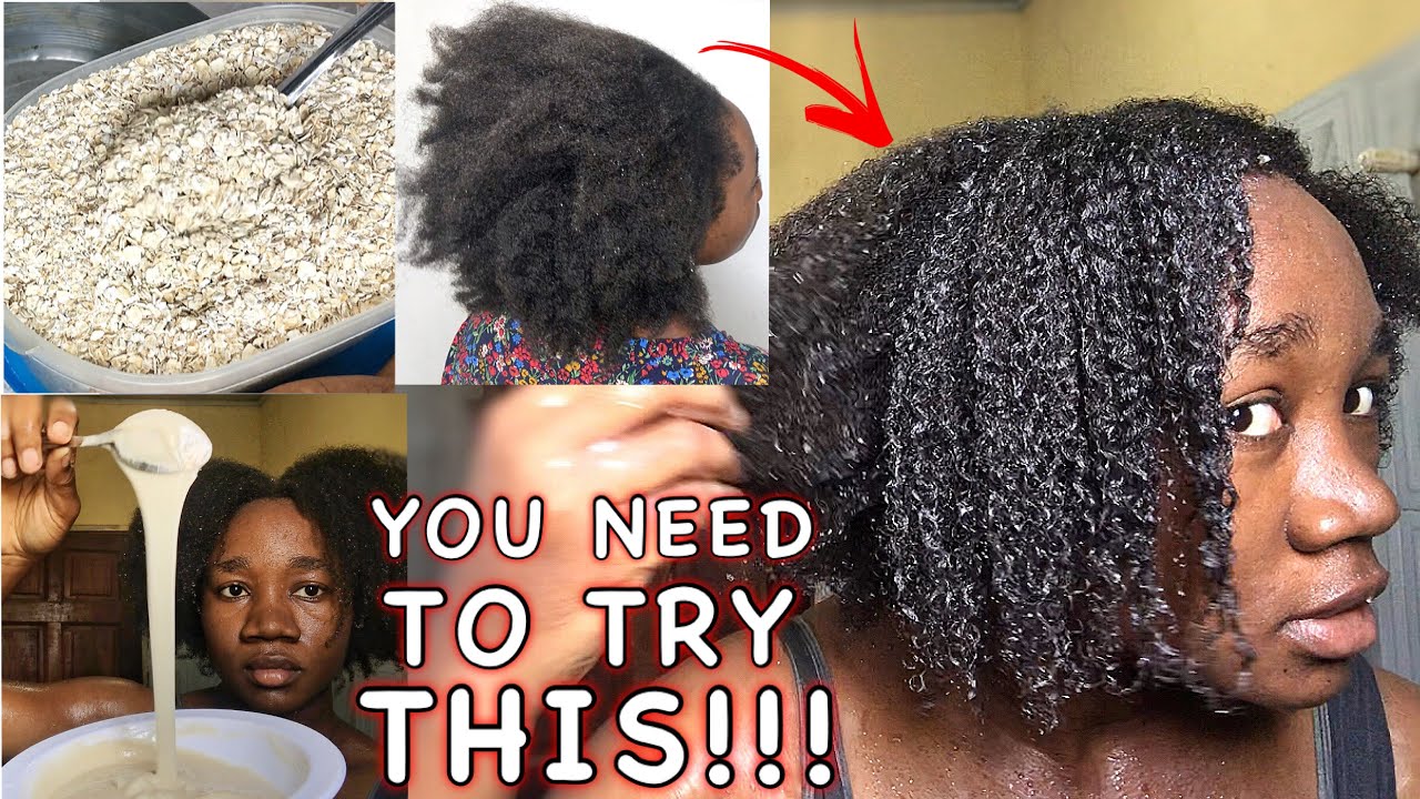 Use Once A Week If You Want Massive Hair Growth & Moisture | Oatmeal Deep Conditioner
