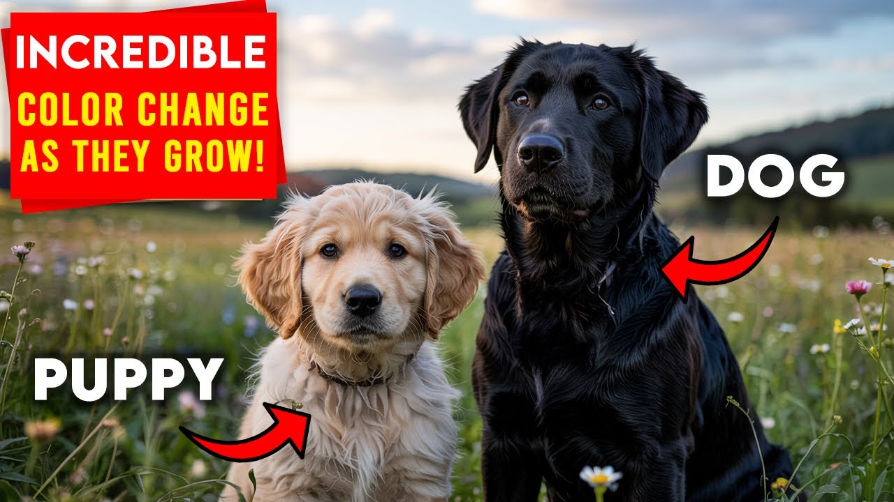 Do You Know These Dogs That CHANGE COLOR As They Grow?