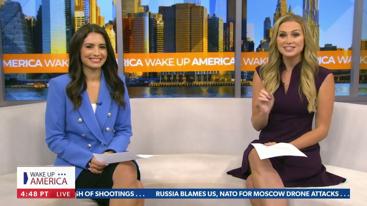 NewsmaxTV Wake Up America, Krysia Lenzo Talking AI and elections