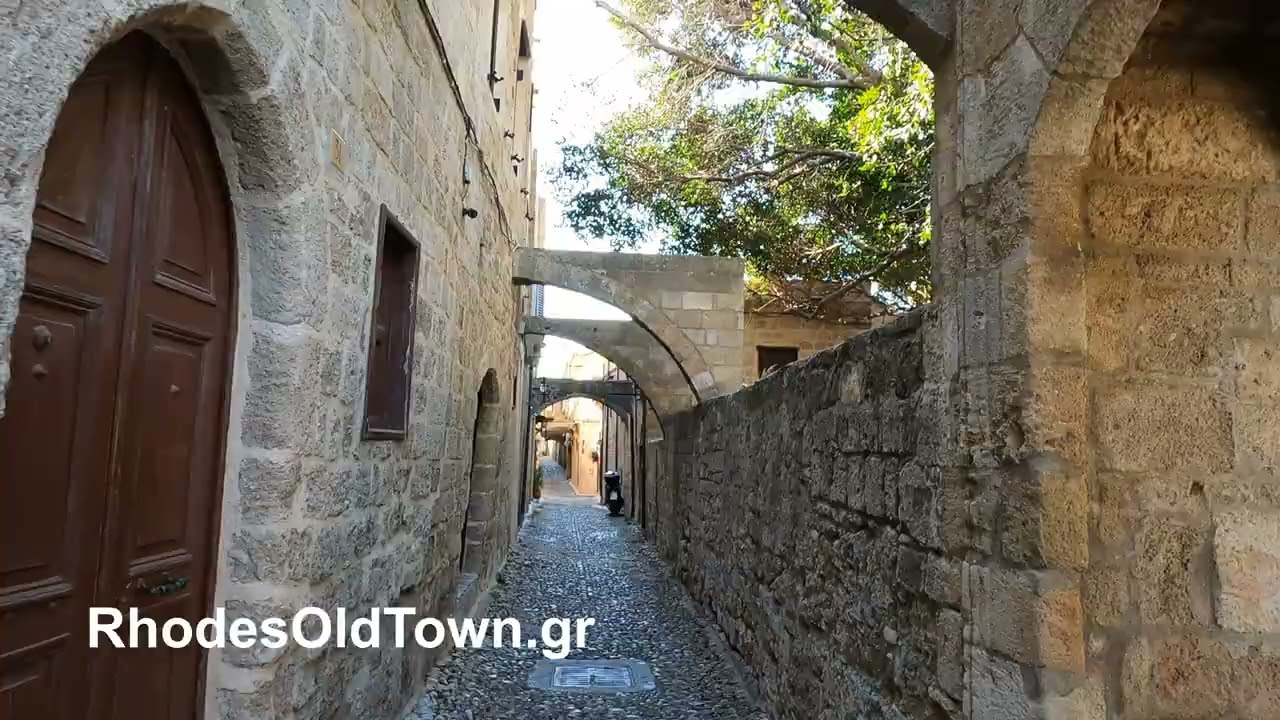 Omirou Street Rhodes Old Town
