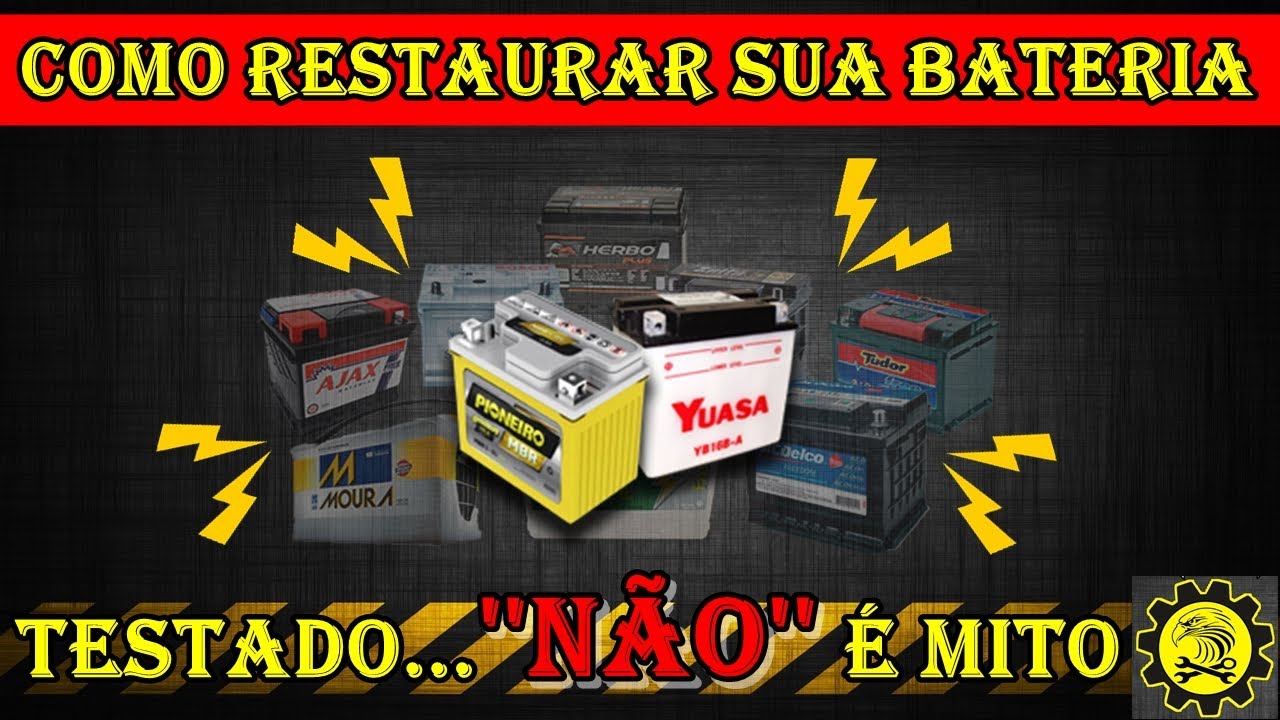 Como Restaurar sua Bateria...Não é mito!!!