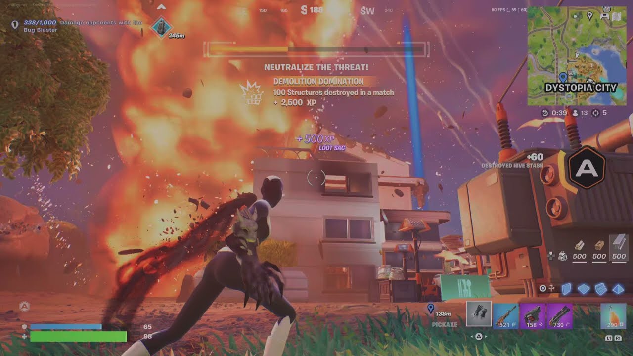 Air Strike Gameplay In Fortnite⚠️☢️