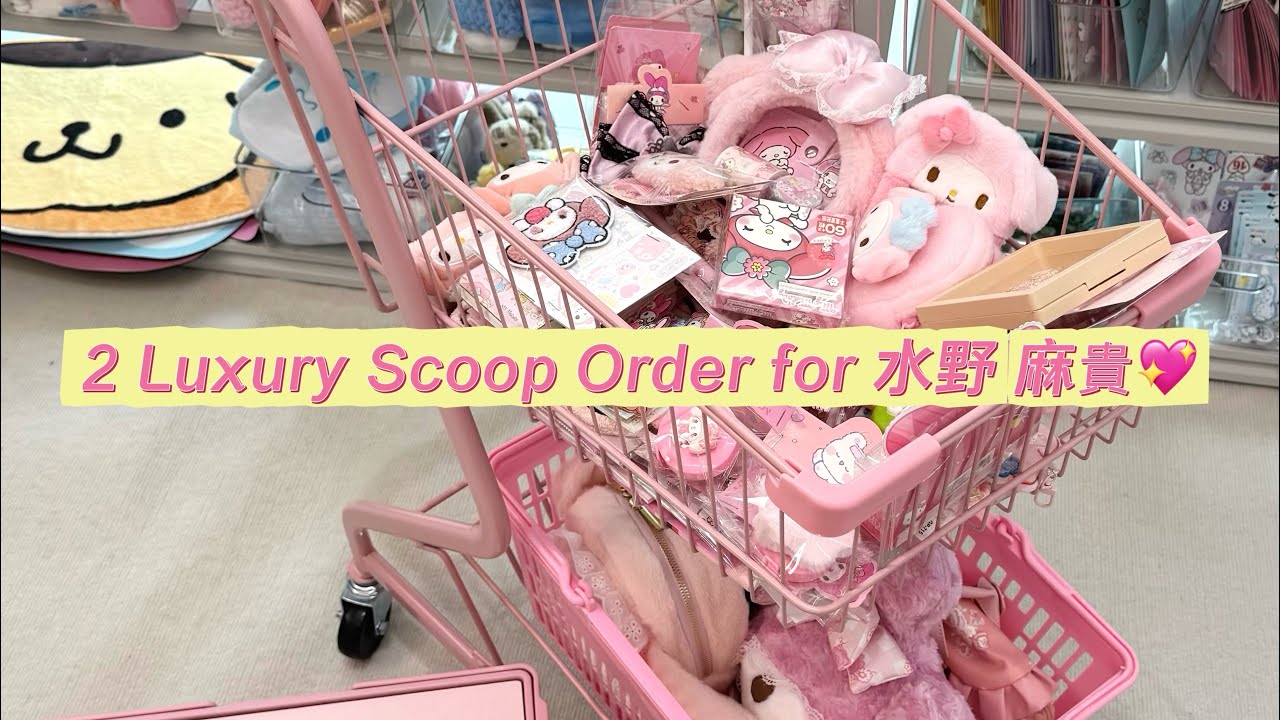 2 Luxury-Scoop Order for 水野 麻貴💖💖#sanrio #luckyscoop #kawaii #mysterybox #mysteryscoop 