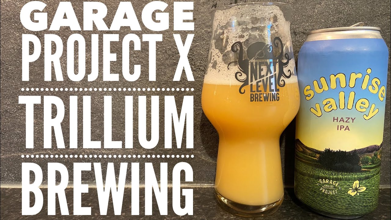 Sunrise Valley Hazy IPA By Garage Project X Trillium Brewing Company | New Zealand Craft Beer Review
