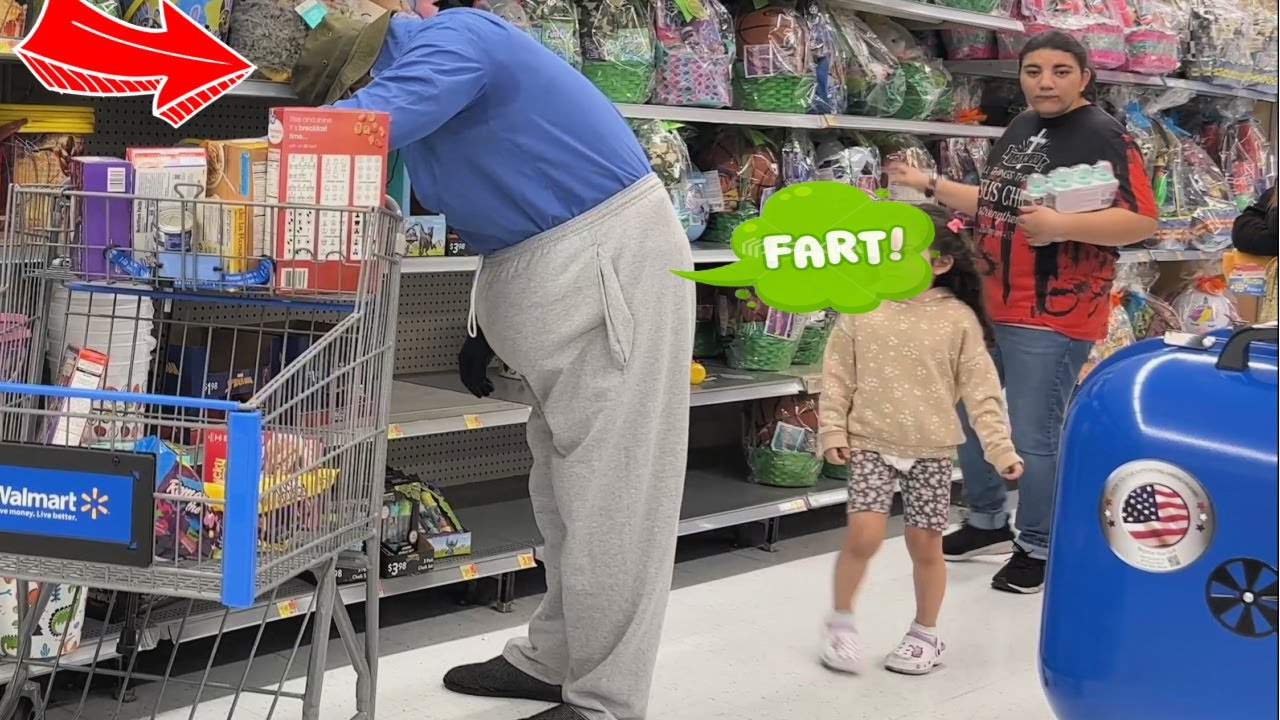 Old Man Farts At Walmart!! (Kids Like Farts more Then MrBeast)