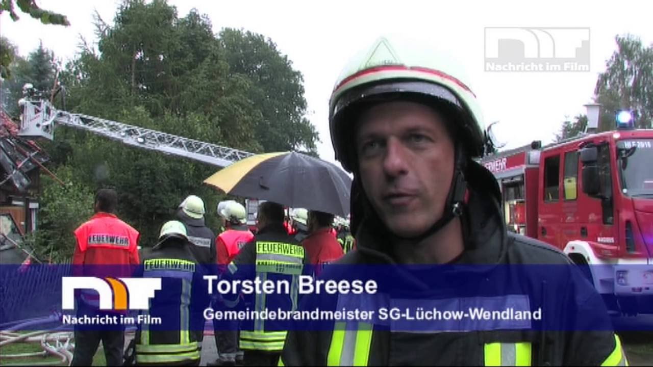 Brand in Künsche bei Lüchow