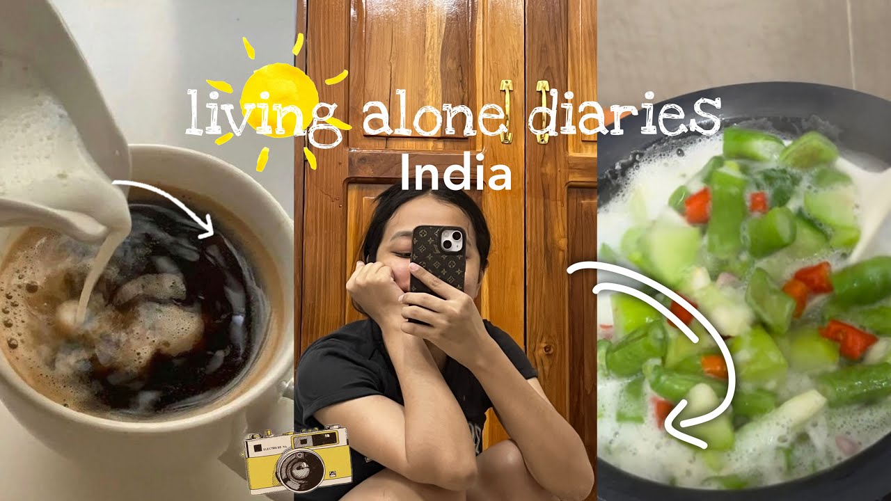 living alone at 22 || india || college vlog 🏃🏿‍♀️🇮🇳