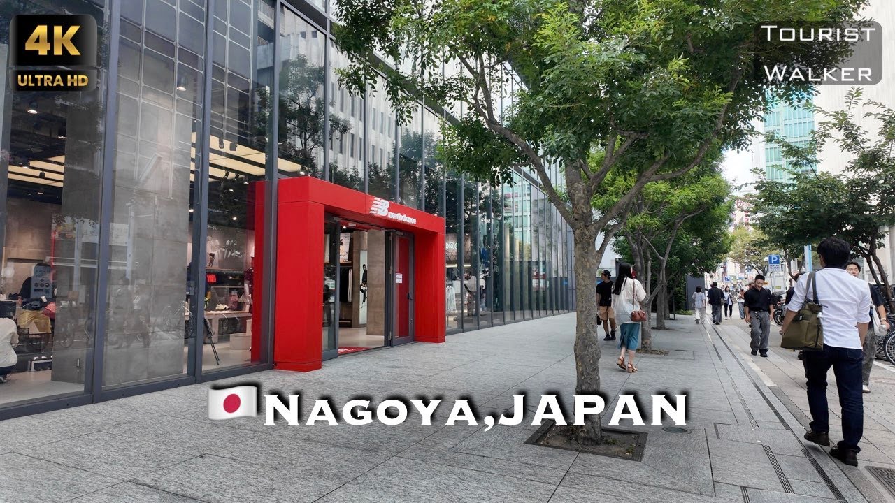 🇯🇵Sneaker shop tour in Nagoya | TOURIST WALKER 4K HDR