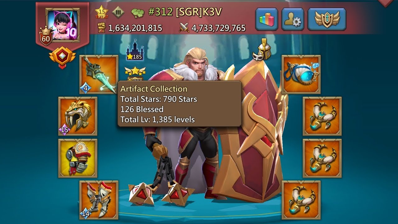 Lords Mobile 11M T5 Rally Trap Vs [SGR] Garrison Trapping SGR And Stopping A Rally From [MON]!!