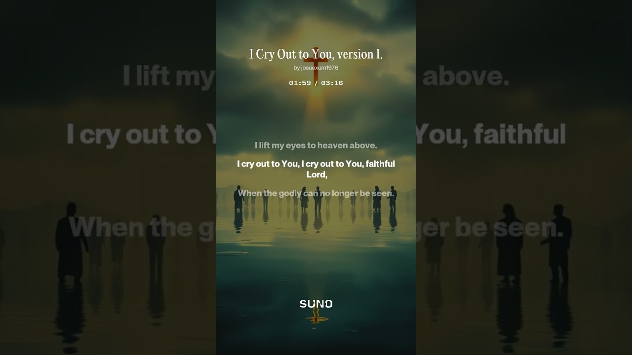 I cry out to you, version 1.