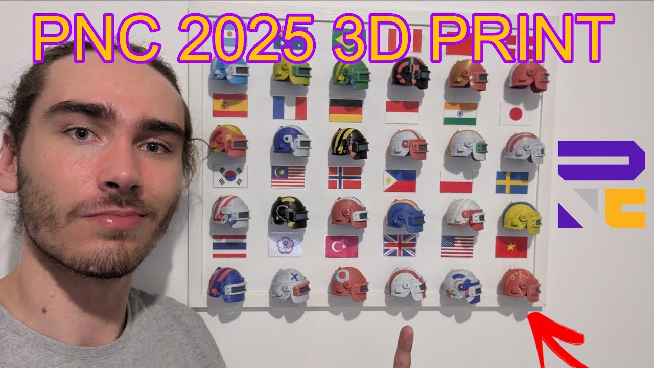 I recreated the PUBG helmet from PNC 2025 in a 1/6 scale 3D printer