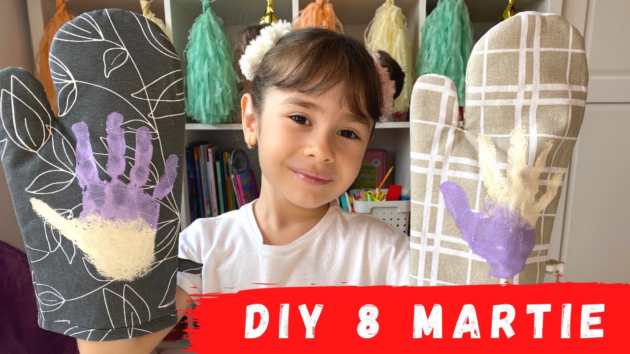 DIY 8 MARTIE | PICTEZ MANUSA DE BUCATARIE | DIY SIMPLU PENTRU COPII
