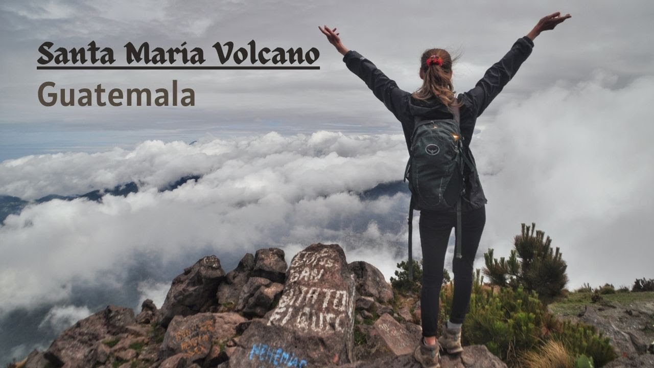 Climbing Santa Maria Volcano near Xela (Quetzaltenango), Guatemala