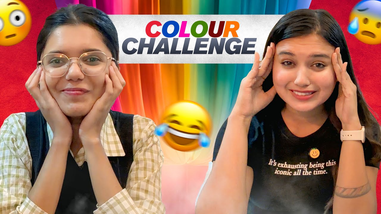 Color Challenge with My Sister 🌈Who Won This Round? #varshakaveri #colourchallenge #lifestyle 
