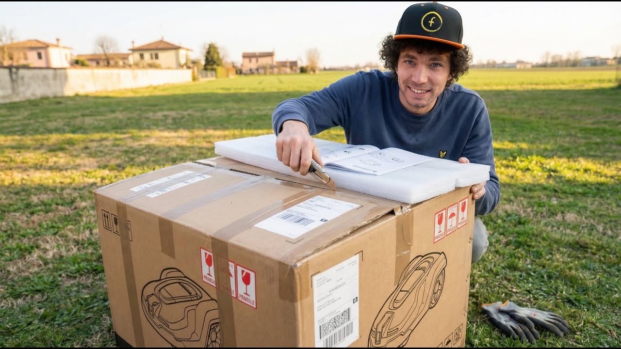 Abbiamo un NUOVO ROBOT in AZIENDA per gestire I GIARDINI (prototipo)